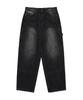 COVERNAT Semi-Wide Fit Carpenter Denim Pants Black