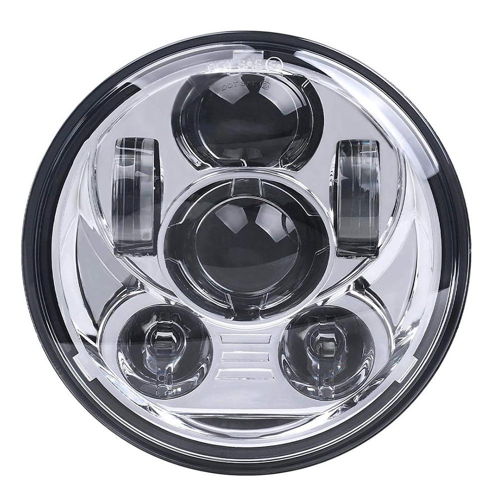 Harley-Compatible 45W 5.75" Motorcycle High/Low Beam Headlight