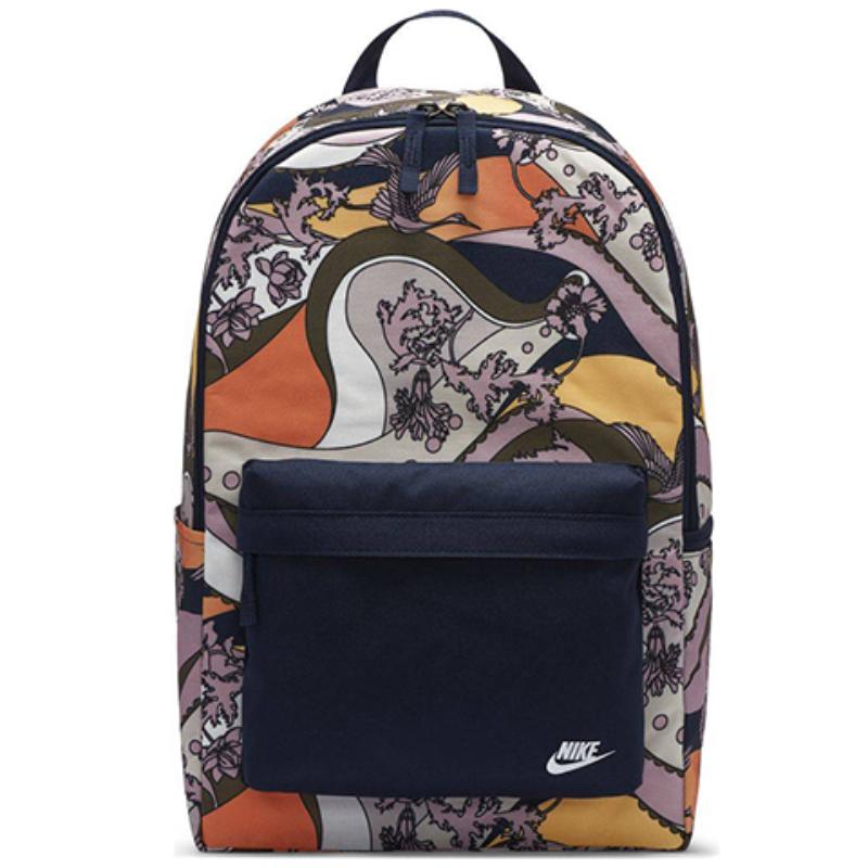 Nike Heritage Polyester Backpack Regular Unisex Multicolor Casual CK5731-451