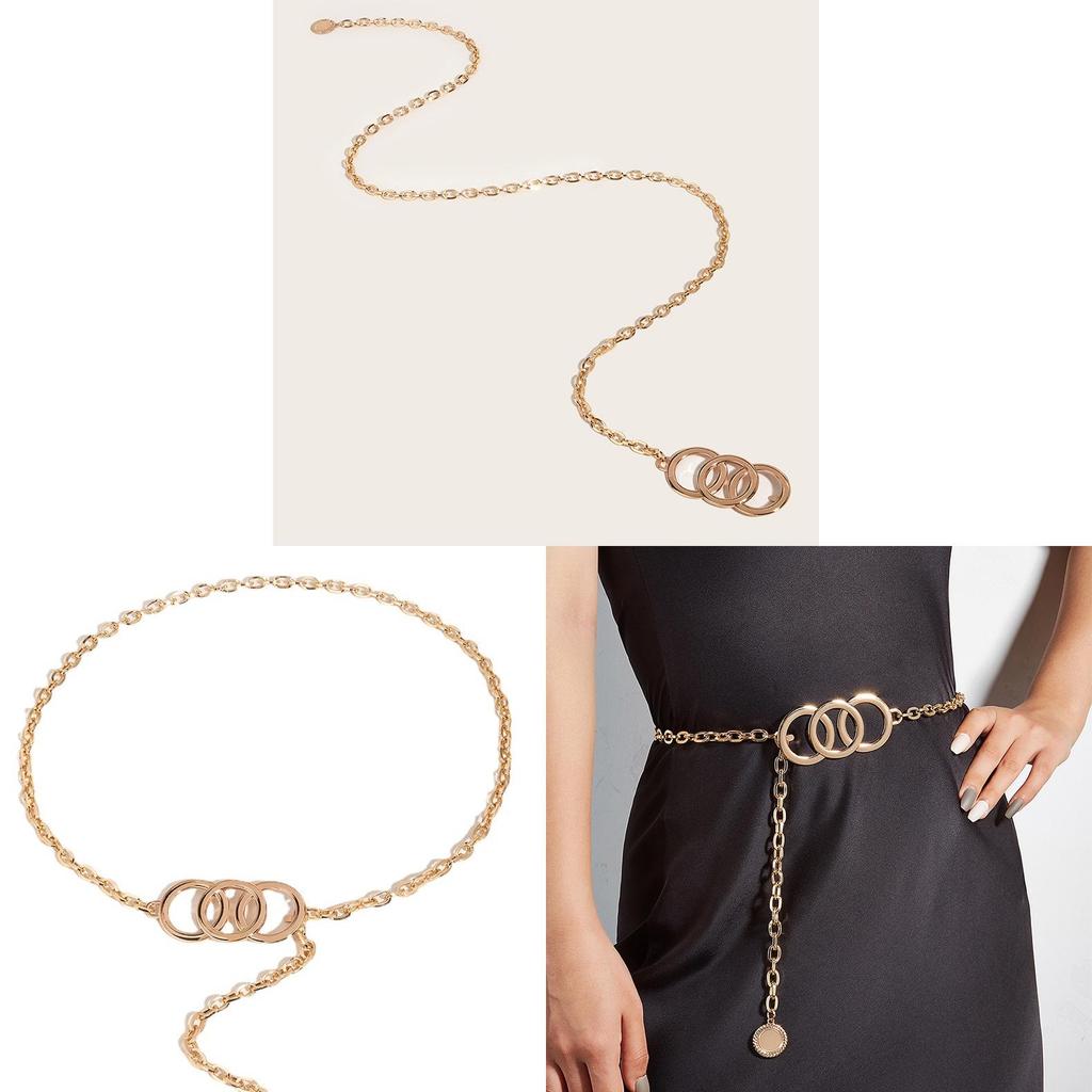 Metal Body Chain Belt For Women With Elegant Design For Summer Fashion Accessories