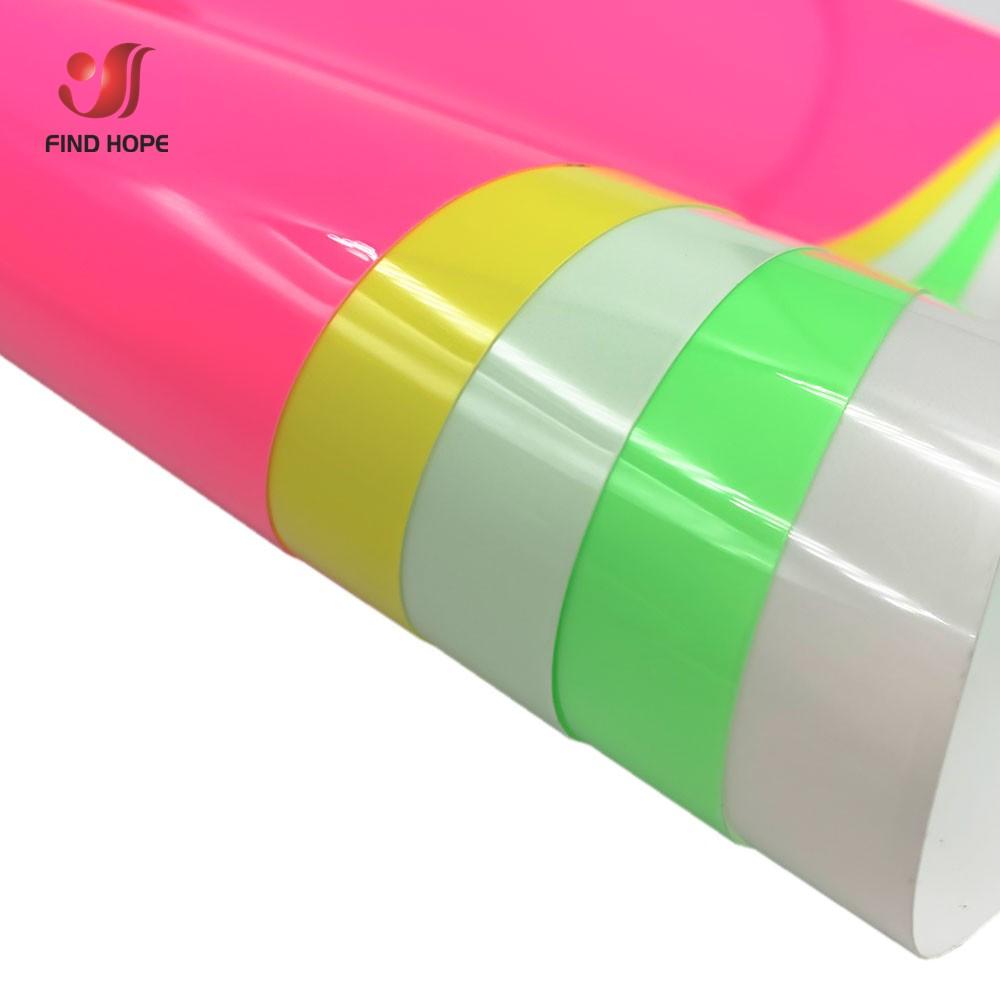 5pcs Glow in Dark HTV Vinyl Sheet Halloween DIY Iron On Transfer for T-shirts/Bags Permanent Luminous Film (30x25cm/20x25cm)