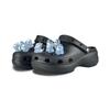 Crocs Classic Platform Clog Cute Ghost Stepping On Poop Shoes Female Black