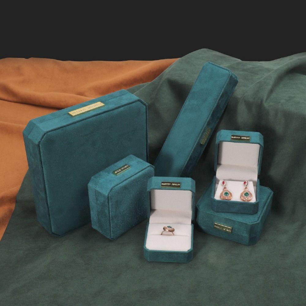 Octagonal Jewelry Display Holder Luxury Ring Bearer Box Fashion Jewelry Storage Case  Bracelet