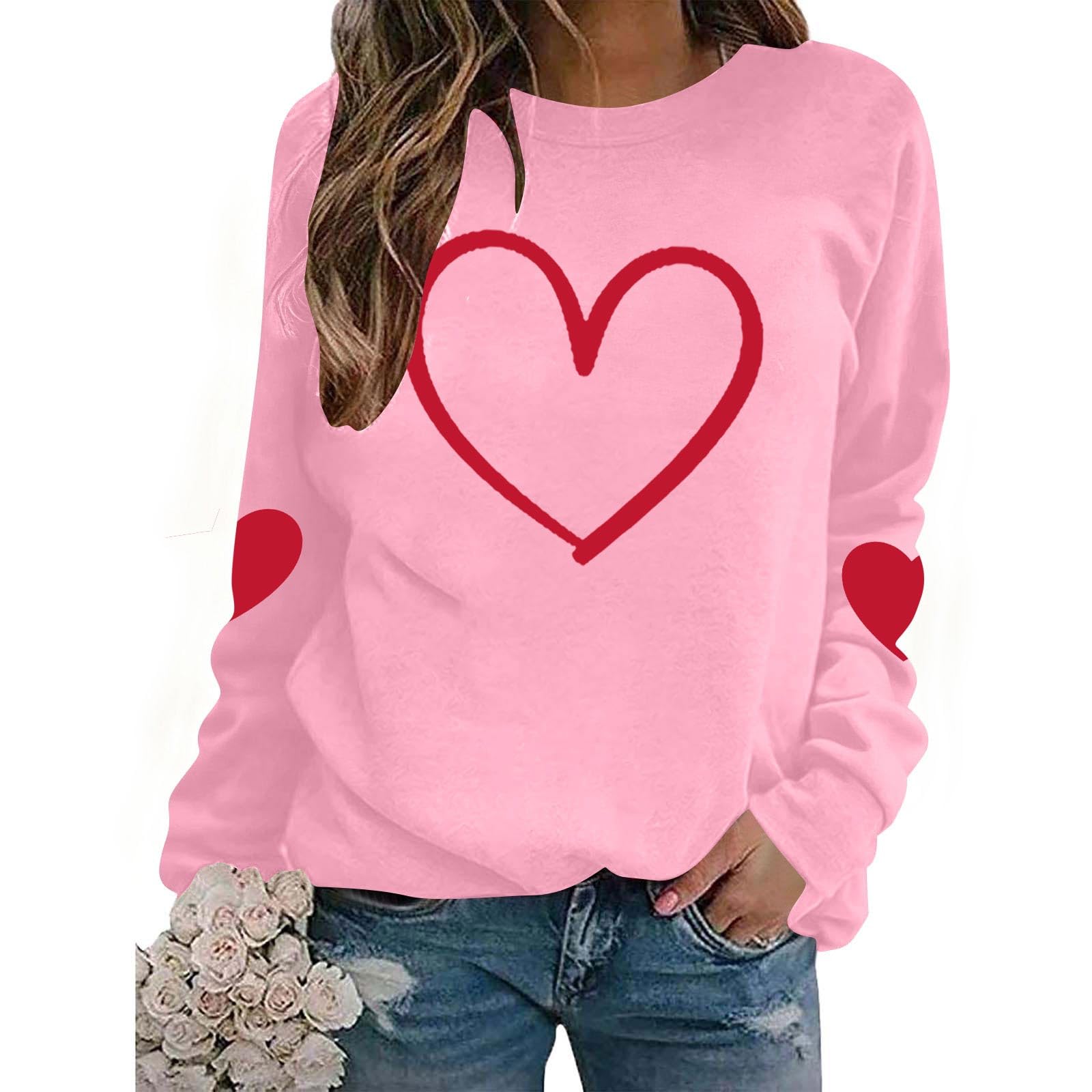 

Fashionable Women s Loose Casual Daily Plus Size Long,sleeved Hooded Sweatshirt XXL рожевий