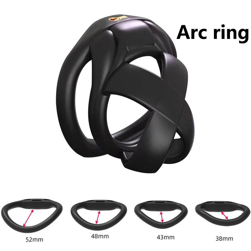 Male Penis Chastity Cage Set Mini Small Long Bird Chastity Cage With 4 Cock Rings Penis Lock Bondage Slave Man Sex Toy