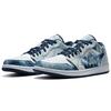 Jordan Air Jordan 1 Vintage Basketball Shoes Men's Low top Blue/White CZ8455-100(Team56-)
