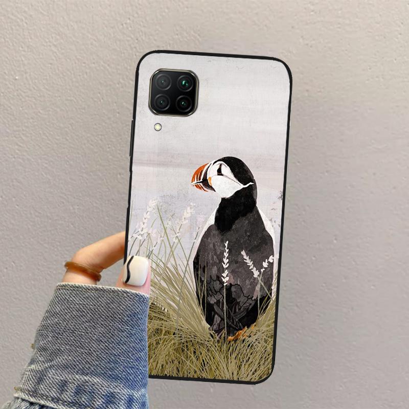 

Puffin Bird For Huawei Nova 10 9 SE 8i 11i 12i 12s Y60 Y61 Y70 Y90 Y72 Y73 Y91 P60 Pro P40 P30 Lite Case Huawei Nova 12s