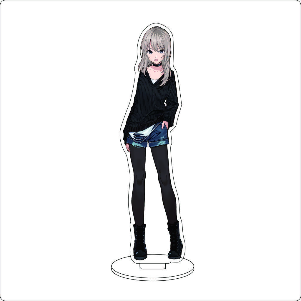16CM Anime GIRLS BAND CRY Cosplay Acrylic Ornaments SUBARU AWA KAWARAGI MOMOKA ISERI NINA Figure Stand Halloween Christmas Gifts