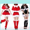 Elegantes Damen Deluxe Mrs. Weihnachtsmann Weihnachts-Kostüm für festliche Feiern