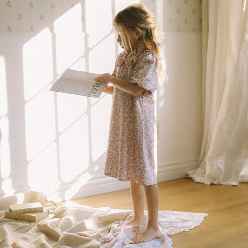 Little Ground Garden Flower Dress  76122 400 01 PINK/100