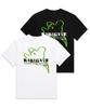 Baligeiteu Ghostliine Oversized Short Sleeve T-Shirt (Bs027) White