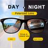 Driving Sunglasses for Men Polarized HD Sunglasses Fashionable Large Frame Glasses Windshield Goggles UV 400 Protection