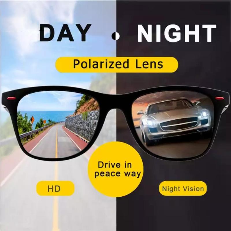 Driving Sunglasses for Men Polarized HD Sunglasses Fashionable Large Frame Glasses Windshield Goggles UV 400 Protection