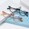 Halvramme fiskesilke lesebriller for kvinner Amazon HD-lesebriller Anti-blå lesebriller