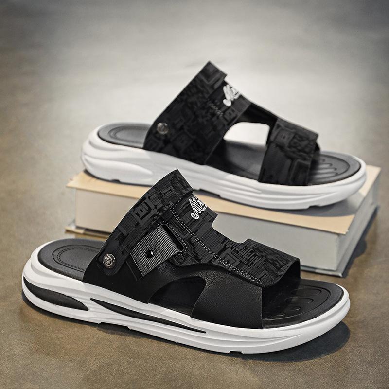 Spring 2024 New Versatile Casual High-value Trendy Fashion Non-slip and Wear-resistant Student Sports Cool Slippers Shoes