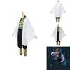 Premium Demon Slayer Kimetsu No Yaiba Sabito Cosplay Kostüm Stilvolles Atmungsaktives Kimono-Outfit