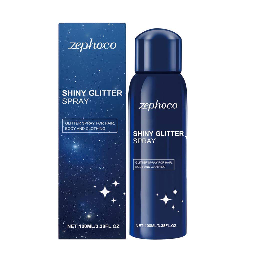 Body Glitter Spray, Shimmer Brightening Moisturizing Nightclub Party Collarbone Glow Spray