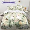 Beautiful Cockatoo Pattern Bedding Home Decoration Birthday Gift (1 * duvet cover + 2 * pillowcase, without core)