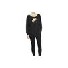Nike Women's Casual Loose Pullover American-Style Sweatshirt Black
