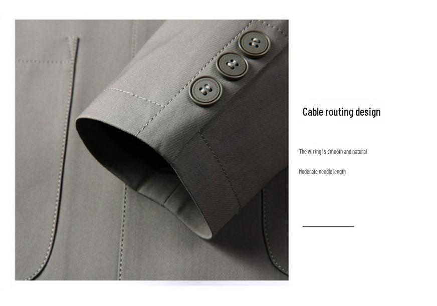 Men's Casual Spring & Autumn Business Jacket 2025 - Middle-aged Lapel Style