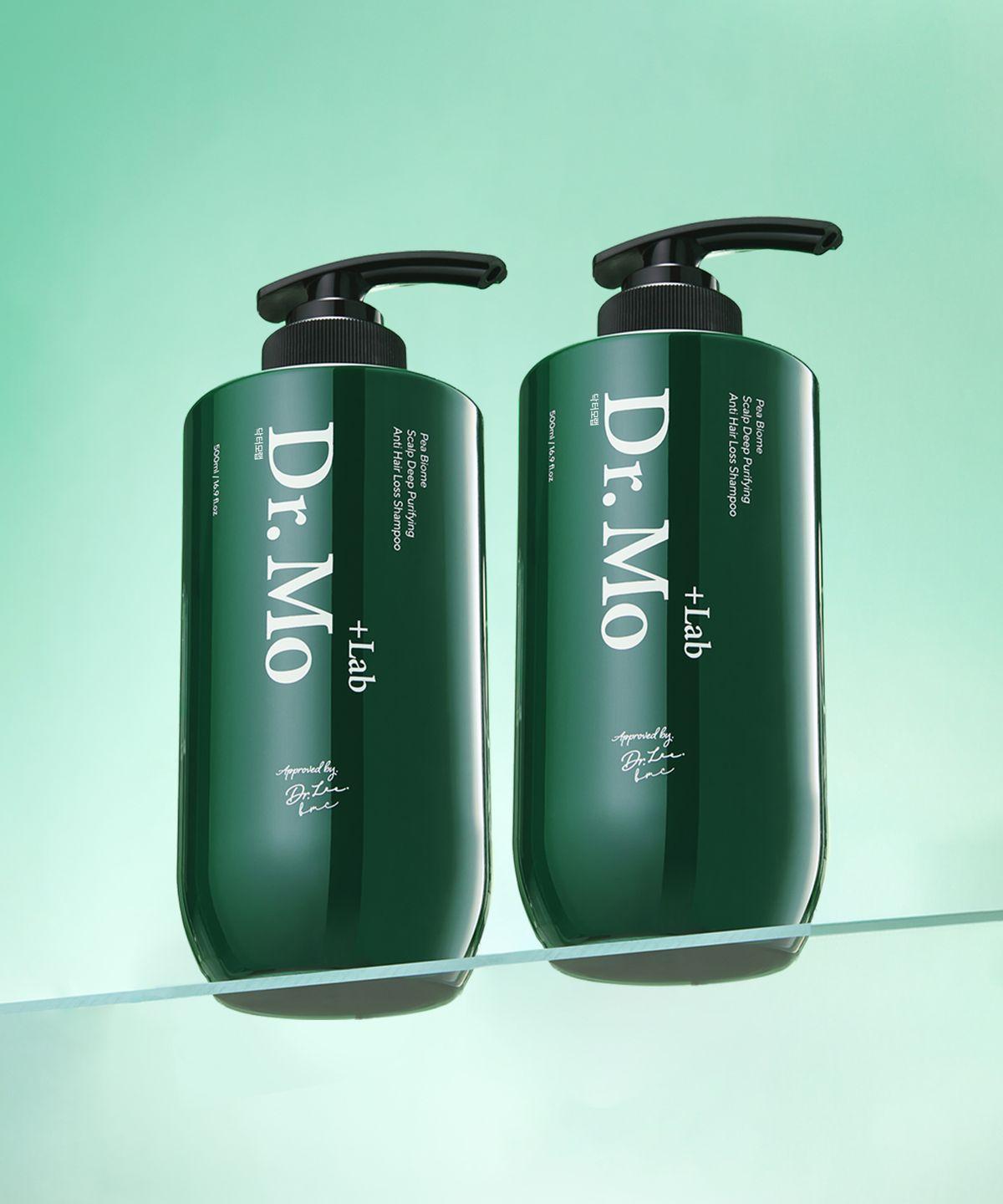 Dr. MOLAB Pea Biome Scalp Deep Purifying Hair Loss Shampoo 500ml 2 bottles