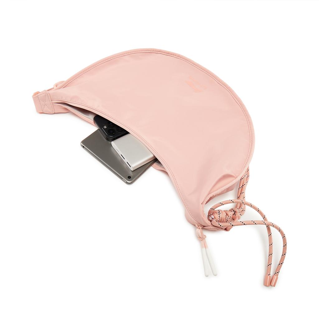 New LiNing Sports Life Collection Polyamide Dumpling Bag, Crossbody Bag, Shoulder Bag Unisex Cherry Blossom Pink ABDU165-5