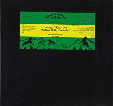 

LP Record JOSEPH COTTON - History Of The Dancehall HMR1203 Higher Mountain 2023 Germany Reggae, Ska & Dub