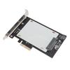 PCIE To U.2 Adapter Card PCIE3.0 X4 To SATA Adapter Card Hard Disk Adapter Card for 2.5 Inch U.2