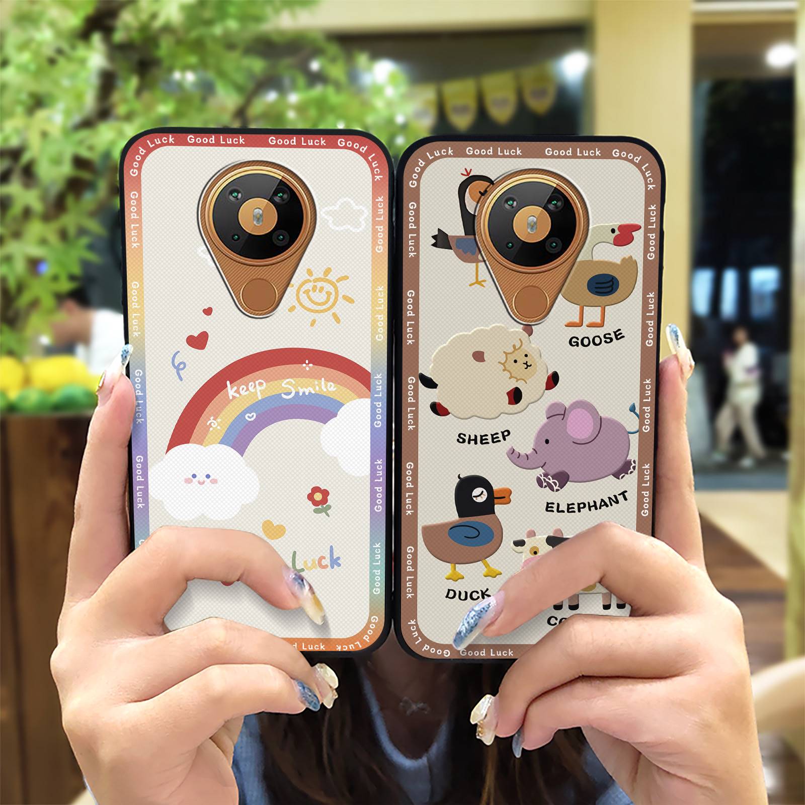 

protective Fashion Design Phone Case For Nokia-5.3 Cute Soft case Silicone Shockproof Dirt-resistant Anti-knock Cartoon Nokia-5.3