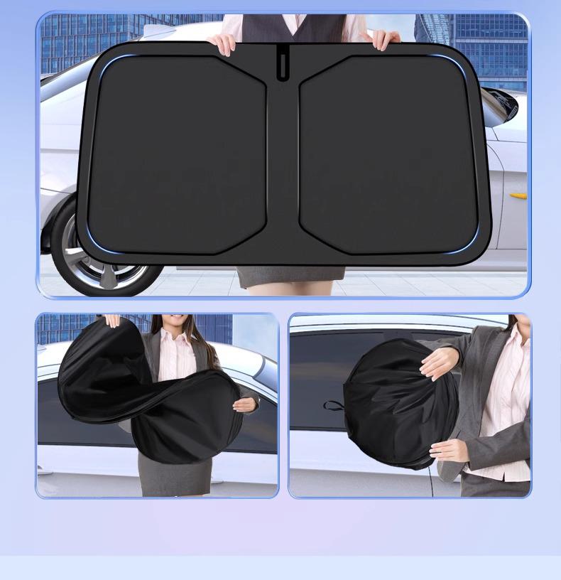 Haval Car Window Sunshade: Heat Insulation Umbrella for H6, Mythical Beast, Big Dog, H2H9, and F7 Front Windshields.