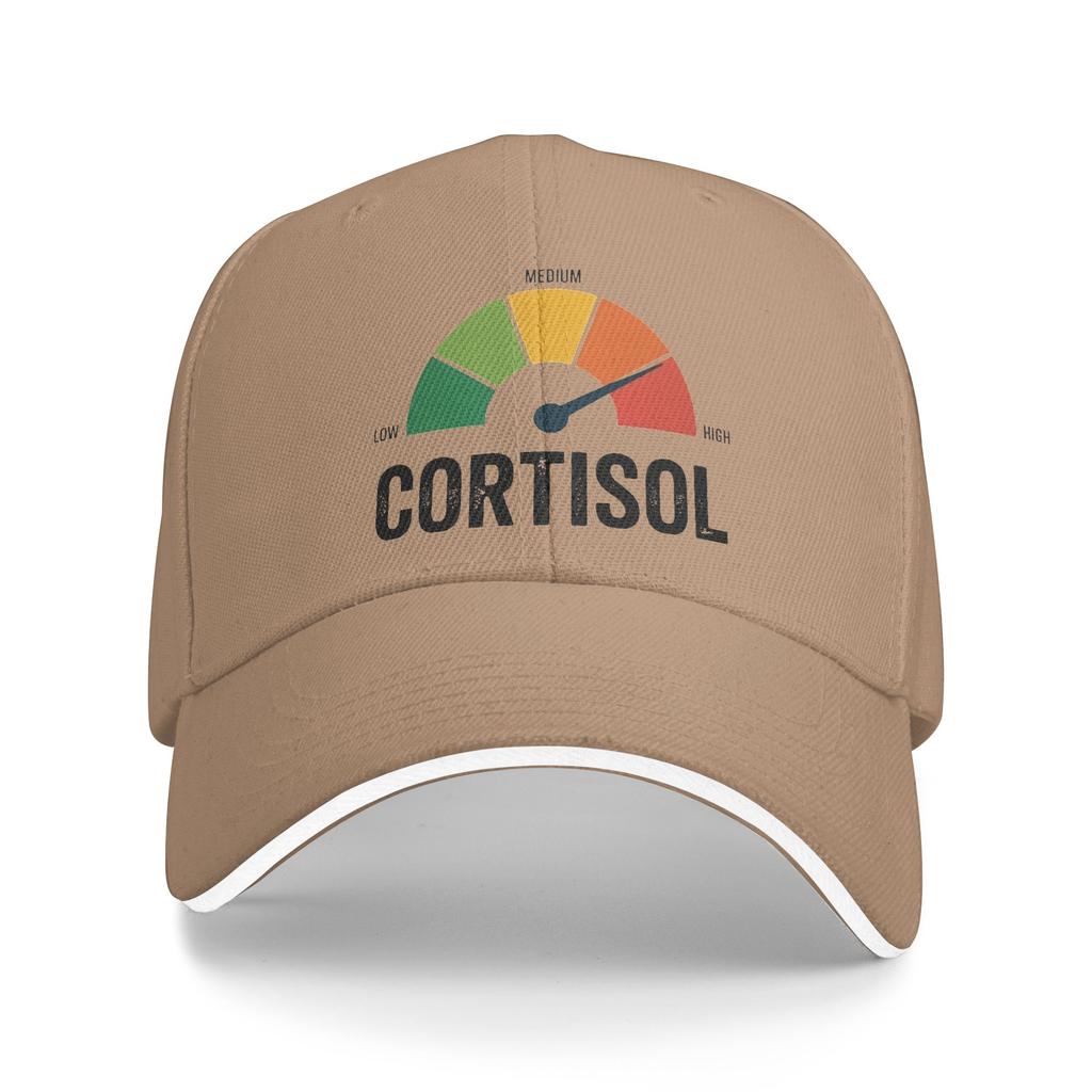 Funny Low Cortisol Levels Sun Baseball Cap Summer Unisex Men Custom Trucker Hat Adjustable Casual Outdoor Sport Snapback Cap