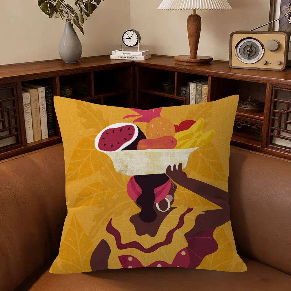 Vintage Landscape Colombia Pillowcase Toon Gift Cushion Cover Bedroom Home Sofa Chair Seat Decor Pillow Case