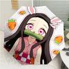 Demon Slayer Nezuko2 Print Automatic Umbrella, 8 Rib Iron Frame, Plastic Handle, Suitable for Outdoor Travel &Daily , Ideal Gift