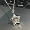 New Wishing Star Necklace for Female Students Star Clavicle Chain Valentine’s Day Gift for Girlfriend 2023 Luxury