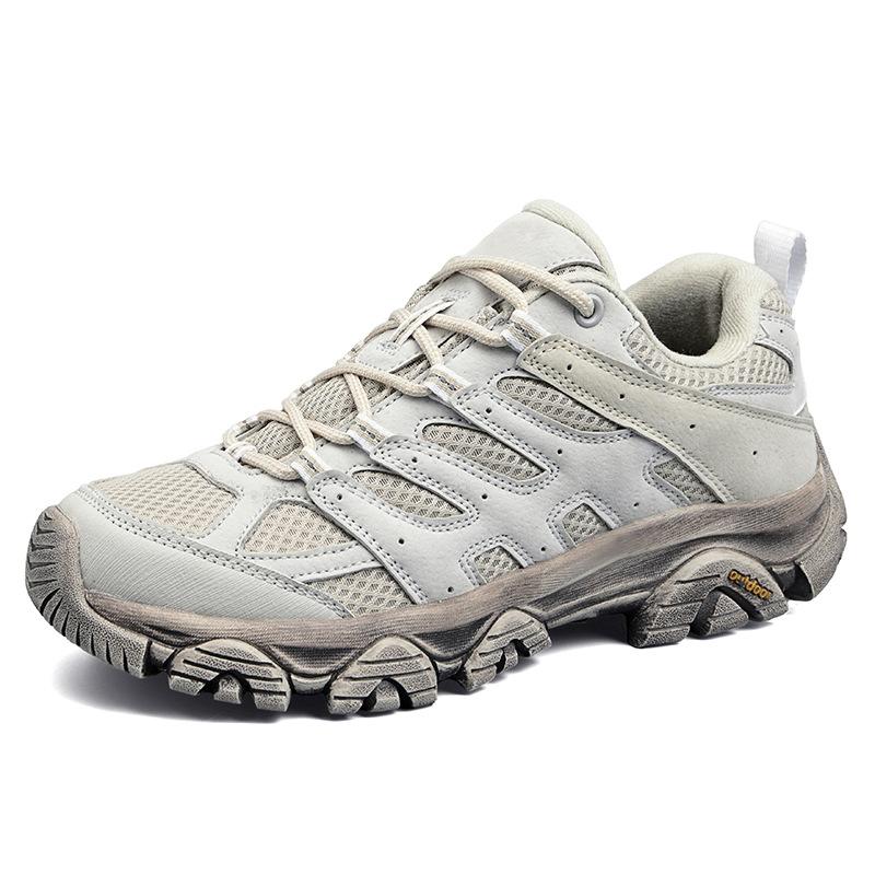 Hiking shoes women's anti-splashing and wear-resistant outdoor hiking shoes non-slip charging sports shoes men's off-road mountain climbing travel