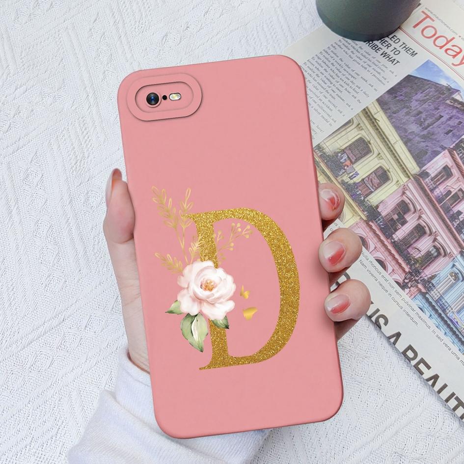 Für OPPO Realme C11 C12 C15 C33 C17 C35 C20 C30 Fall Luxus Schutzhülle Platz Flüssiges Silikon Weiche TPU Blume buchstaben Für Realme Funda Coque Stoßstange