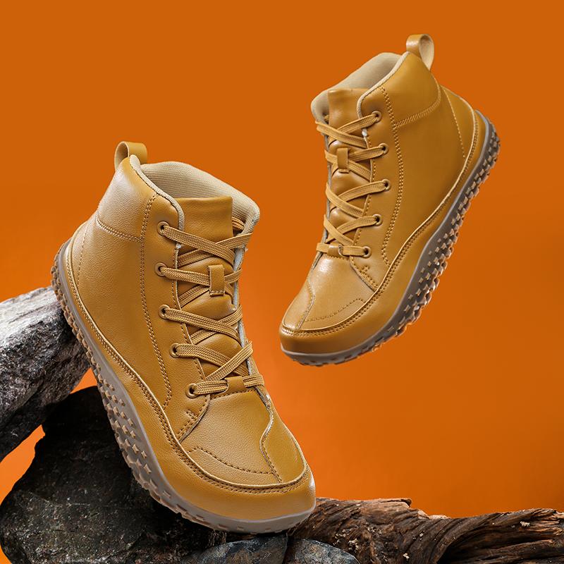 Boots Men Walking Boots Wide-Toe-Box Barefoot Shoes for Men Hiking Boots Men Comfortable Botas Casual Shoes Men Mountain Boots