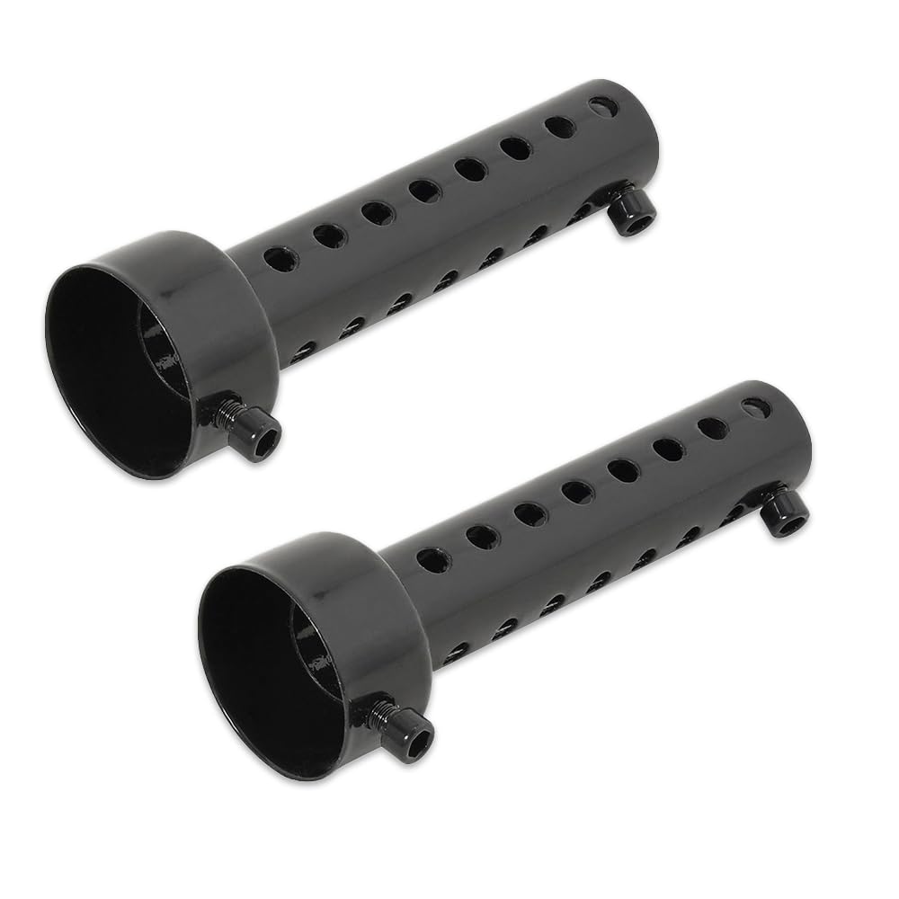 

HIRAISM Motorcycle Inner Silencer, Inner Baffle, Muffler, Noise Reducing, General Purpose, Set of 2 (Black, 1.7 inches (42 mm) чёрный