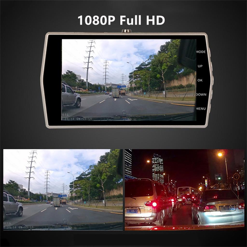 Car Recorder Car DVR Driving Recorder Lens Car Car Recorder 1080P Mode HD Recording
