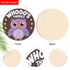 Funny Wooden Sign with Adorable Owls Pattern, Unique Decorative Plaques & Signs for Front Door, Wall Hanging Decor, Ideal Gift for Friend & Family
