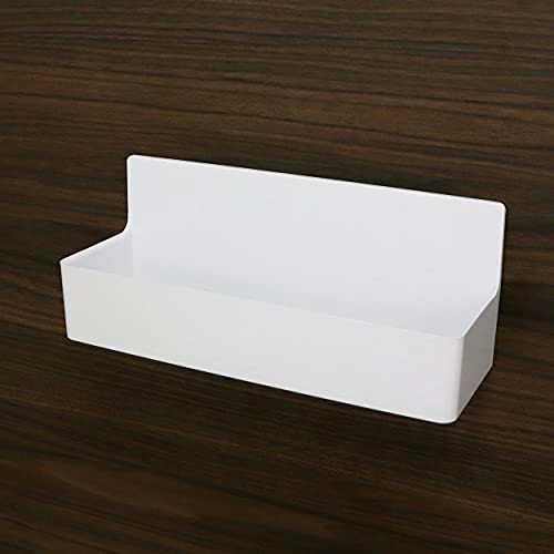 Towa Sangyo Bathroom Rack, White, Approx. 28.3 x 9.4 x 11.2 cm, Magnetic SQ, Bath Pocket, Wide, 39208