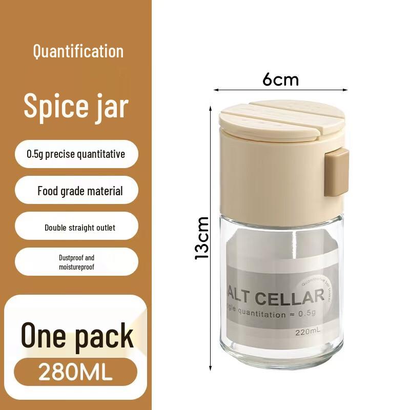 

Quantitative Glass Salt Shaker Set