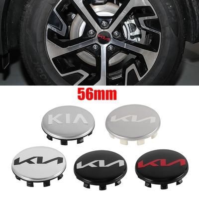 4pcs 56mm Car Wheel Center Hub Caps Auto Accessories For K3 K5 Rio Sportage Ceed 3 4 K6 Picanto Optima Sorento Sorento KX1
