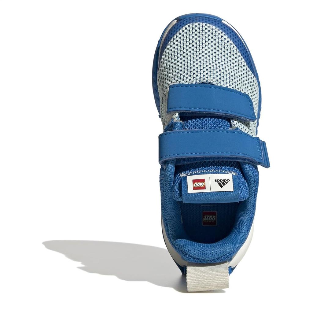 LEGO SPORT Pro Comfort Junior Running Shoes for Boys and Girls, Sizes 12-16cm, Shock Blue/Off-White/Red (GZ2410), 12.0 cm