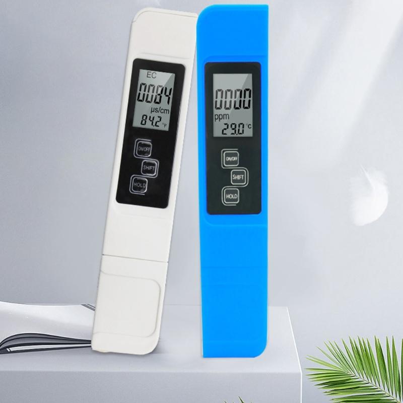 Multifunctional Water Quality Tester Monitors TDS & Temperature ABS Perfect for Household Aquariums Pool & Laboratory