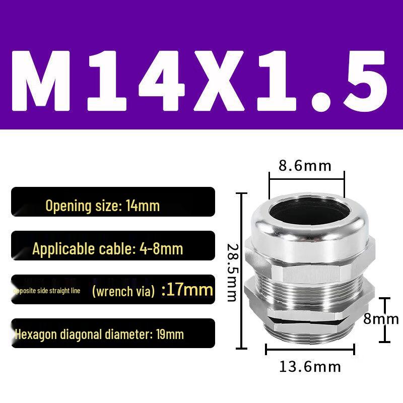 

Brass Nickel-Plated Waterproof Metal Cable Gland