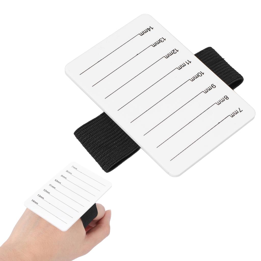 Eyelash Extension Hand Plate False Eyelashes Holder Pallet with Adjustable Wrist Strap for Novice