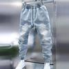 Fashion Spring and Summer Harem Jeans Outdoor Casual Thin Pants Luxury Brand Men's Clothing
