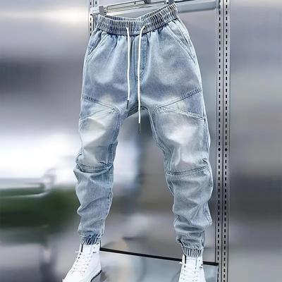 Fashion Spring and Summer Harem Jeans Outdoor Casual Thin Pants Luxury Brand Men's Clothing