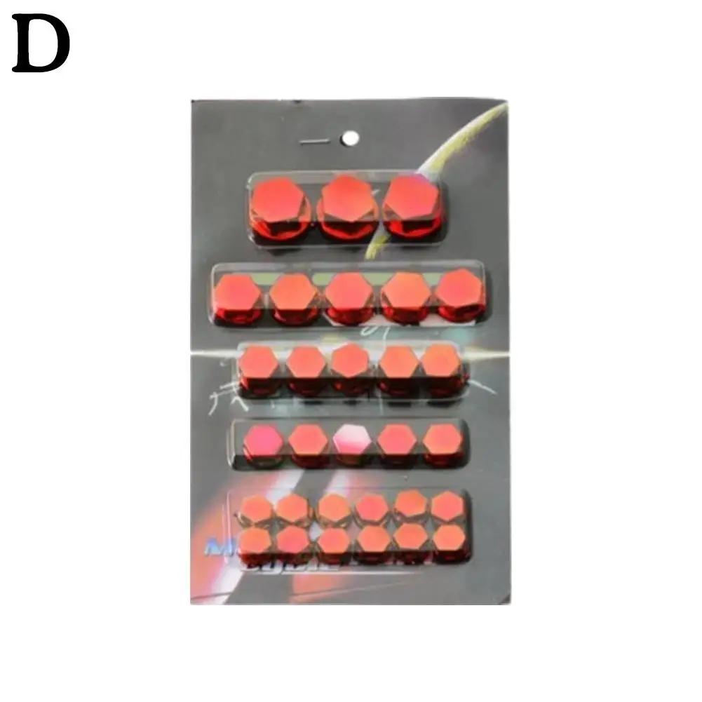 1,4/1,2/1/0,8 cm Dekorace šroubového uzávěru na úpravu motocyklu Univerzální pro většinu motocyklů Beneli Barevný kryt matice Accesso V3k7